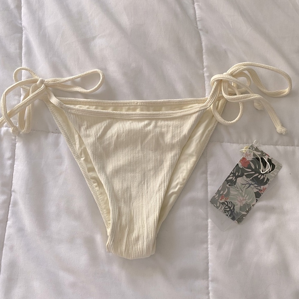 Toluca Swim Simone MIDI Bottom - Stone Hybrid Rib
